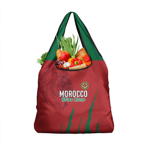 Morocco Football Grocery Bag Atlas Lions Road To Champion