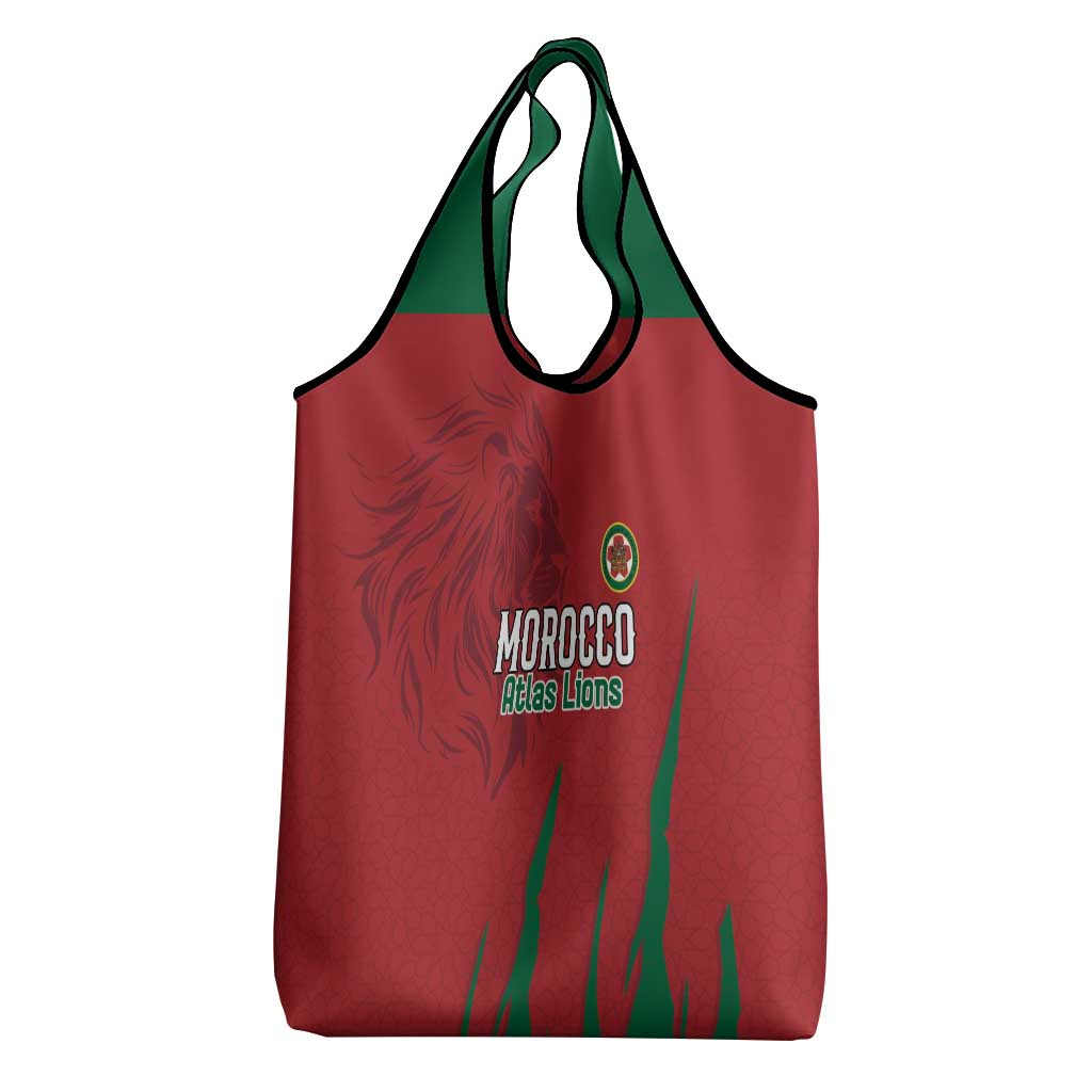 Morocco Football Grocery Bag Atlas Lions Road To Champion