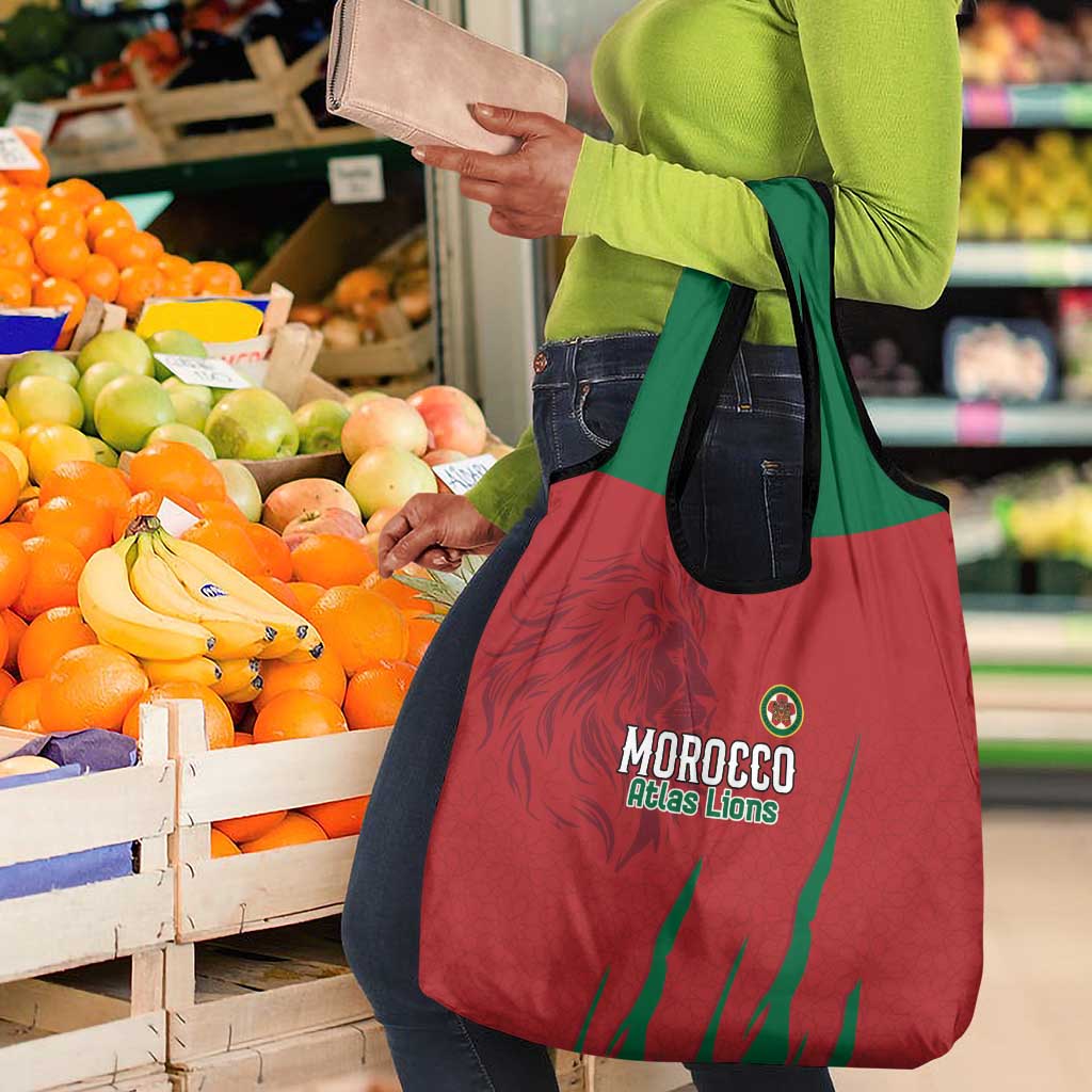 Morocco Football Grocery Bag Atlas Lions Road To Champion