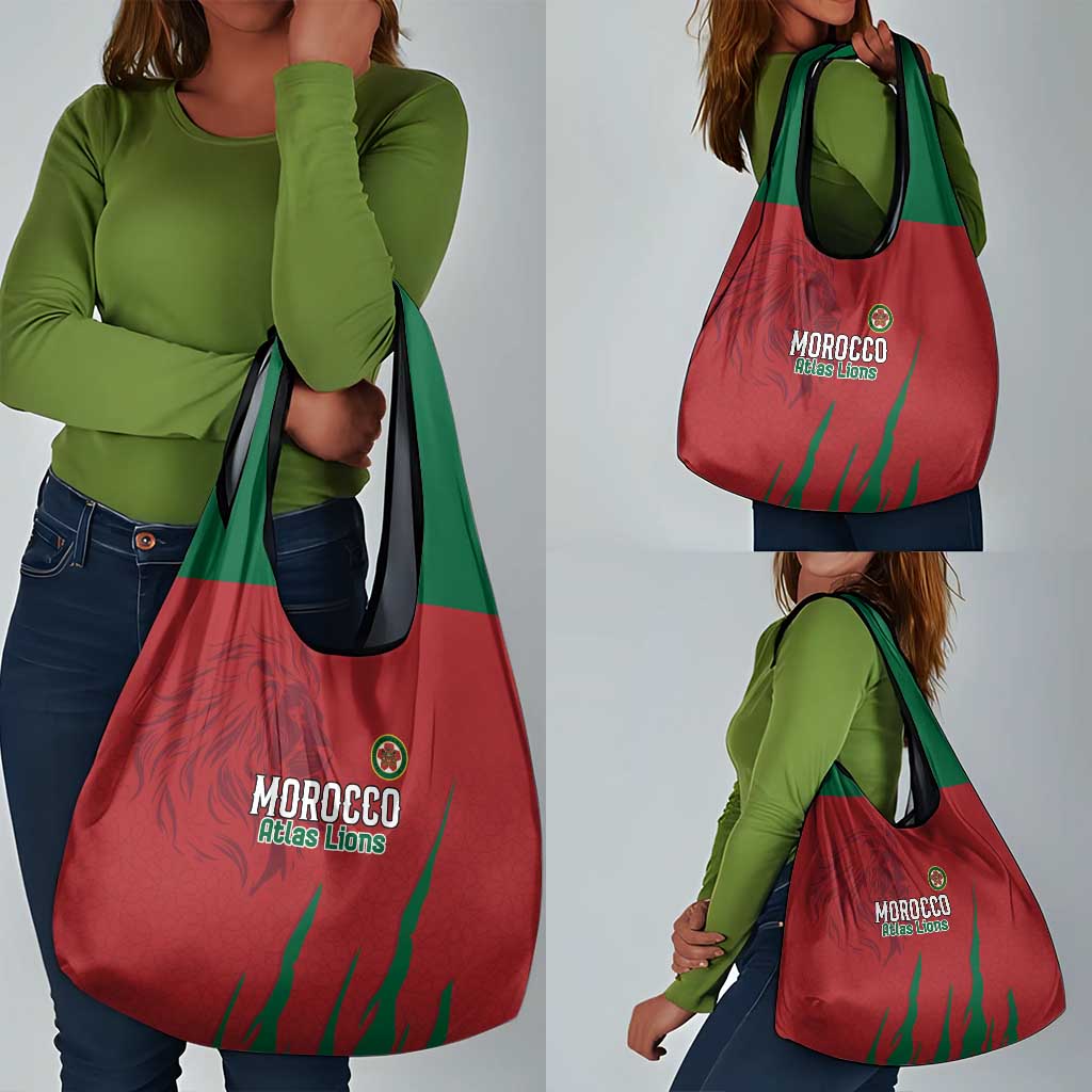 Morocco Football Grocery Bag Atlas Lions Road To Champion