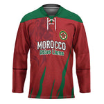 Custom Morocco Football Hockey Jersey Atlas Lions Road To Champion
