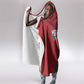 Morocco Football Hooded Blanket Atlas Lions Road To Champion