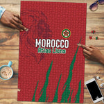 Morocco Football Puzzle Atlas Lions Road To Champion