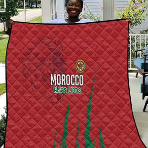 Morocco Football Quilt Atlas Lions Road To Champion