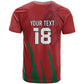 Custom Morocco Football T shirt Atlas Lions Road To Champion