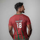 Custom Morocco Football T shirt Atlas Lions Road To Champion