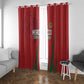 Morocco Football Window Curtain Atlas Lions Road To Champion