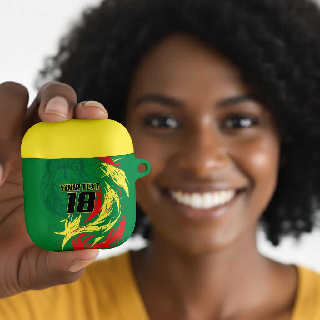 Senegal Football Pride Custom AirPods Case Les Lions de la Teranga