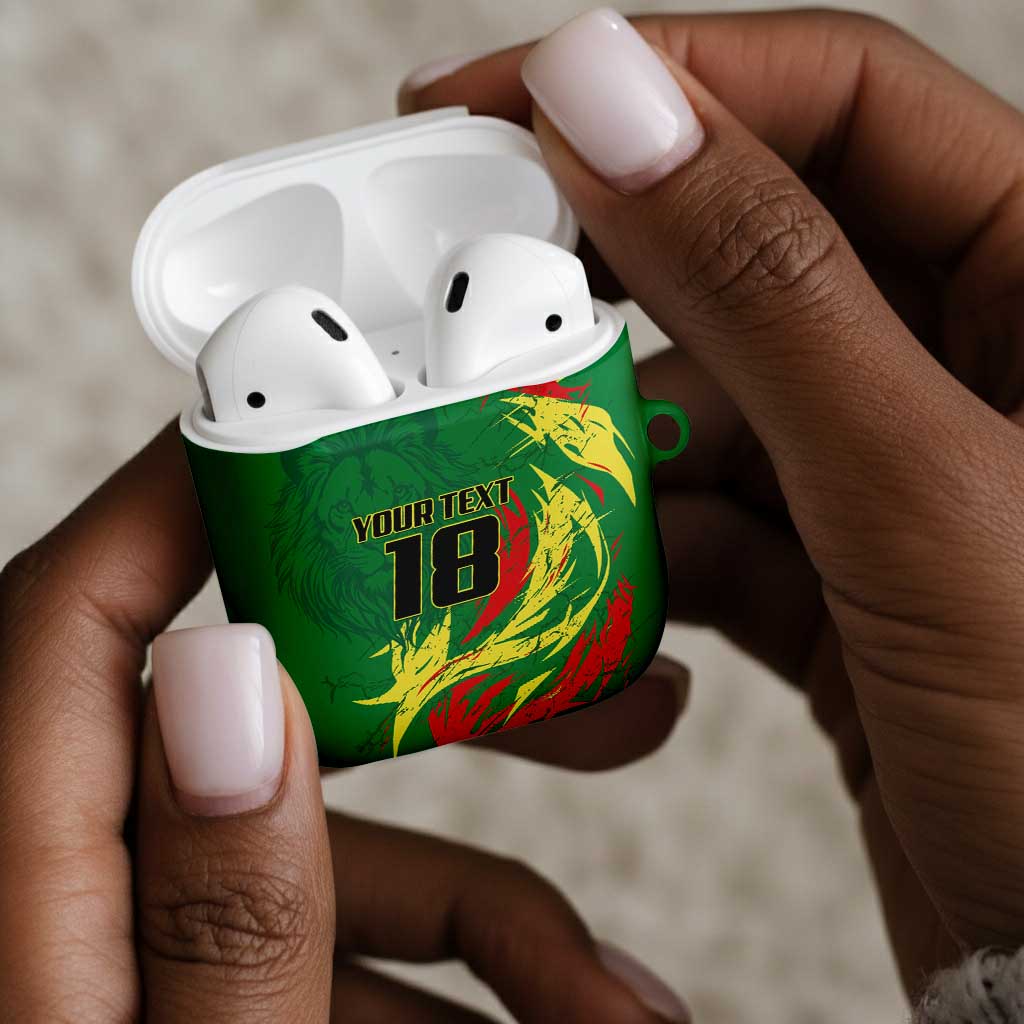 Senegal Football Pride Custom AirPods Case Les Lions de la Teranga