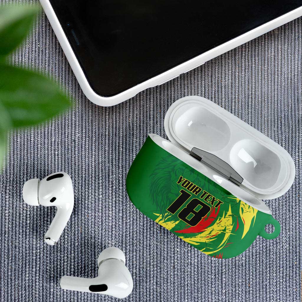 Senegal Football Pride Custom AirPods Case Les Lions de la Teranga