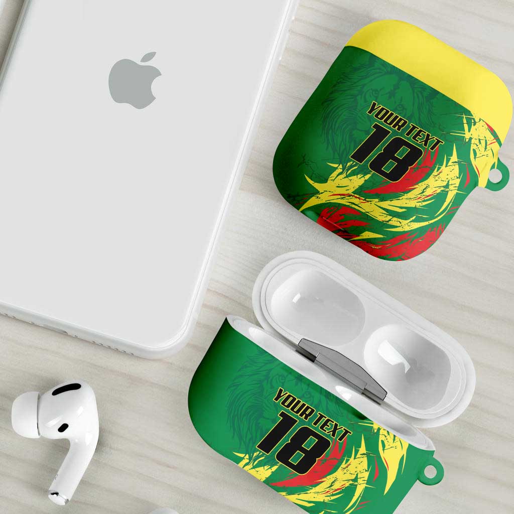 Senegal Football Pride Custom AirPods Case Les Lions de la Teranga