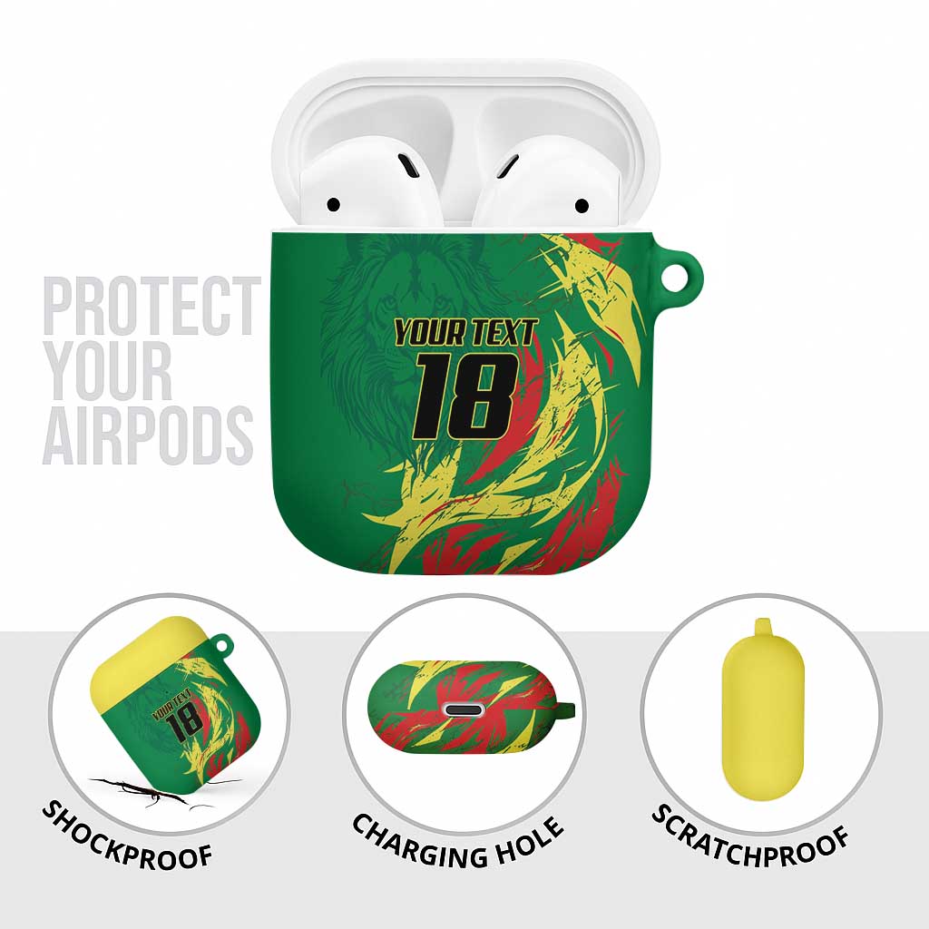 Senegal Football Pride Custom AirPods Case Les Lions de la Teranga