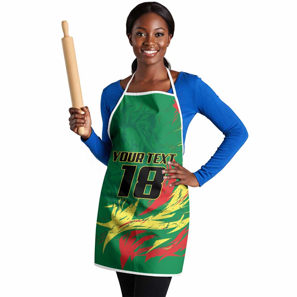Senegal Football Pride Custom Apron Les Lions de la Teranga