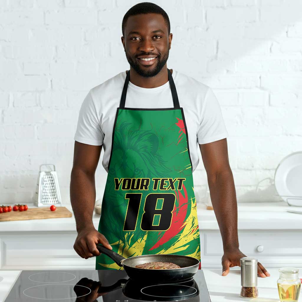 Senegal Football Pride Custom Apron Les Lions de la Teranga