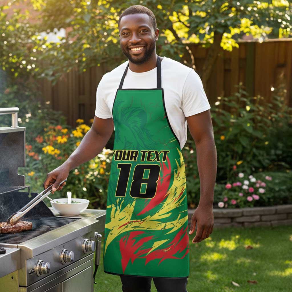 Senegal Football Pride Custom Apron Les Lions de la Teranga