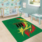 Senegal Football Pride Custom Area Rug Les Lions de la Teranga