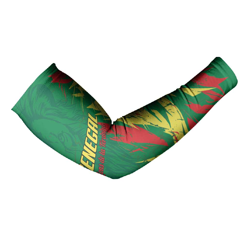 Senegal Football Pride Custom Arm Sleeves Les Lions de la Teranga