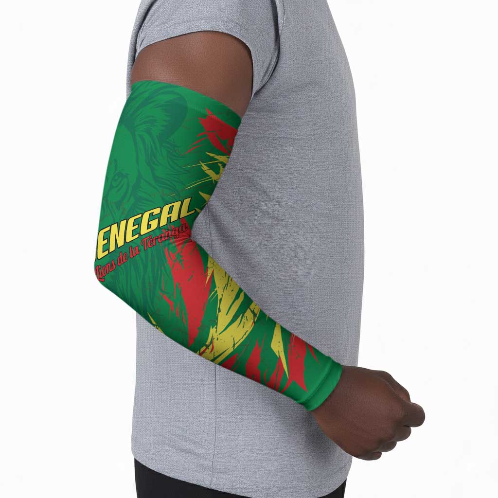 Senegal Football Pride Custom Arm Sleeves Les Lions de la Teranga