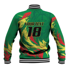 Senegal Football Pride Custom Baseball Jacket Les Lions de la Teranga