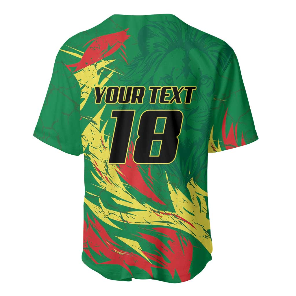 Senegal Football Pride Custom Baseball Jersey Les Lions de la Teranga