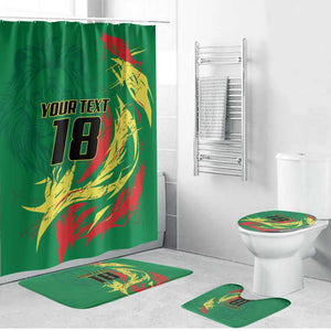 Senegal Football Pride Custom Bathroom Set Les Lions de la Teranga