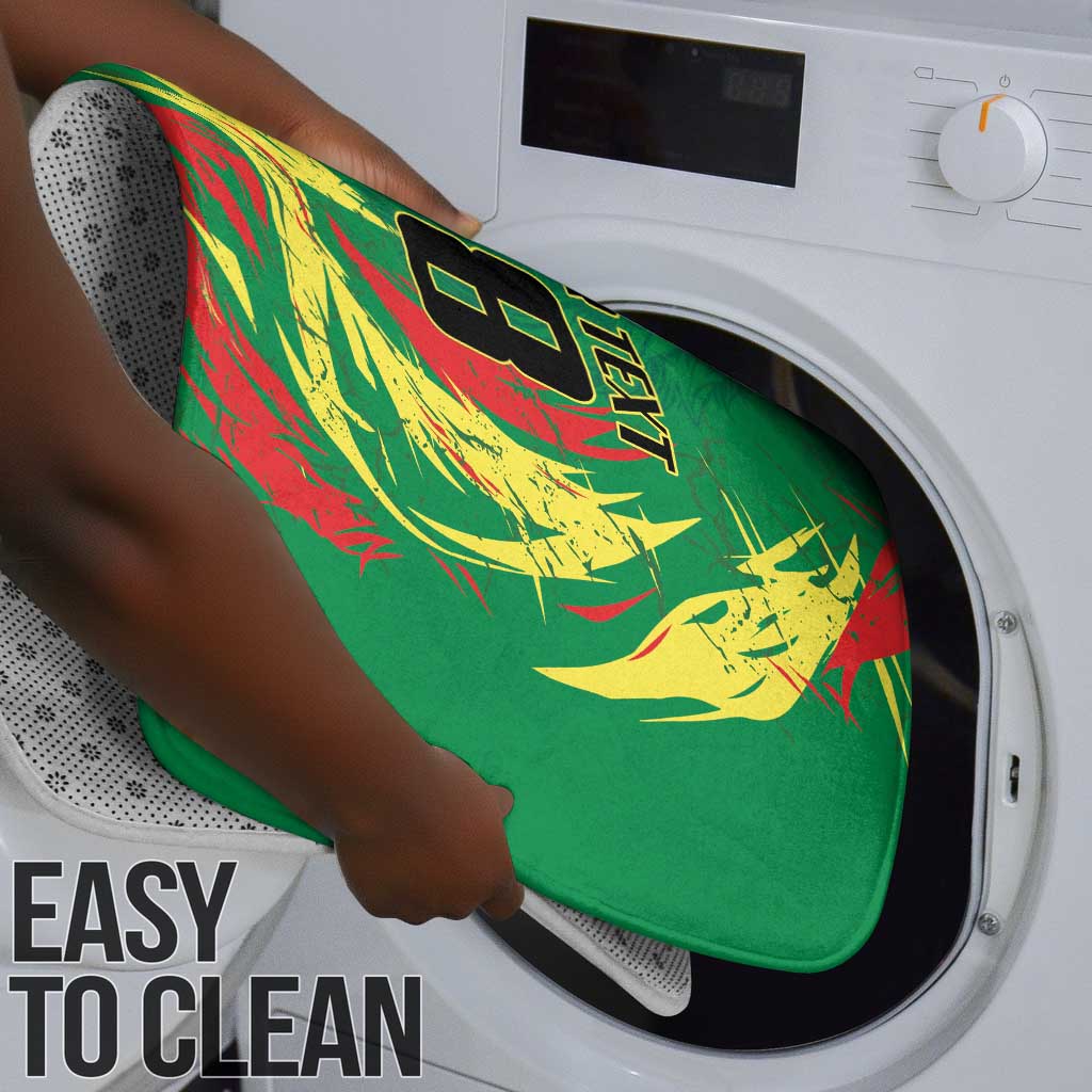 Senegal Football Pride Custom Bathroom Set Les Lions de la Teranga