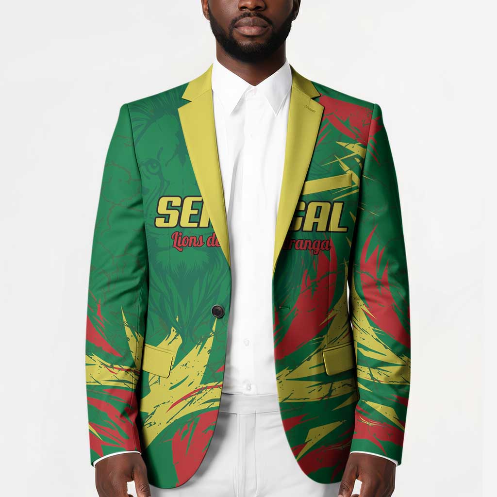 Senegal Football Pride Custom Blazer Les Lions de la Teranga