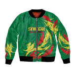 Senegal Football Pride Custom Bomber Jacket Les Lions de la Teranga