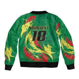 Senegal Football Pride Custom Bomber Jacket Les Lions de la Teranga