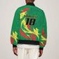 Senegal Football Pride Custom Bomber Jacket Les Lions de la Teranga