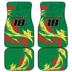 Senegal Football Pride Custom Car Mats Les Lions de la Teranga