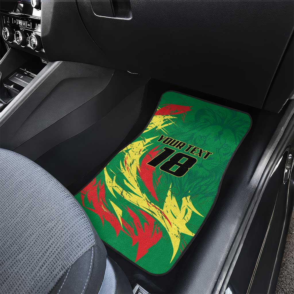 Senegal Football Pride Custom Car Mats Les Lions de la Teranga