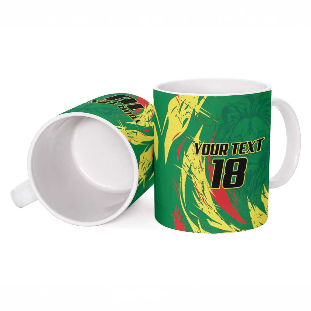 Senegal Football Pride Custom Ceramic Mug Les Lions de la Teranga