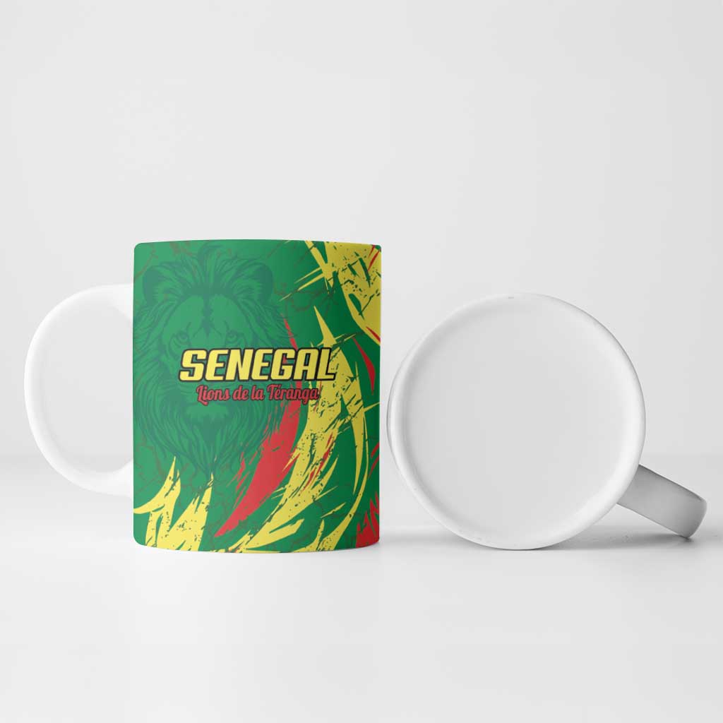Senegal Football Pride Custom Ceramic Mug Les Lions de la Teranga