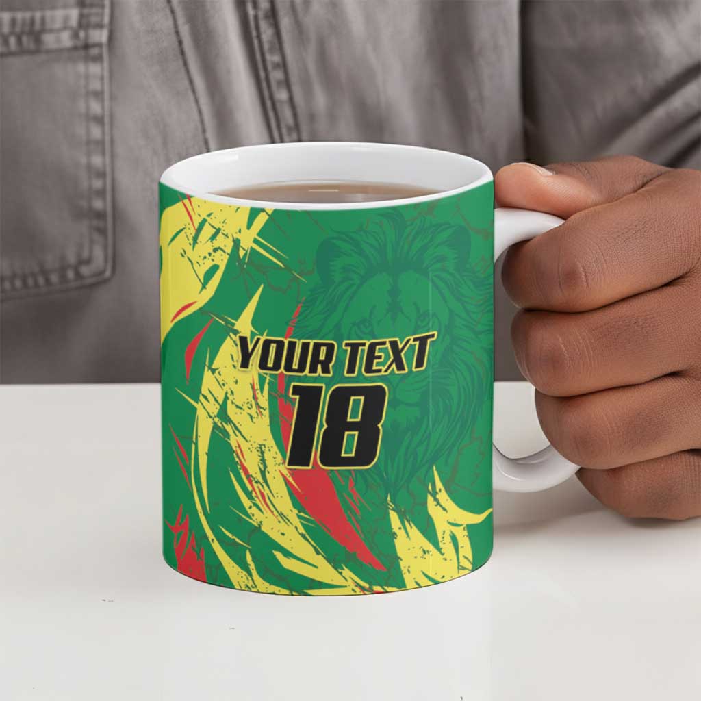 Senegal Football Pride Custom Ceramic Mug Les Lions de la Teranga