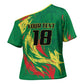 Senegal Football Pride Custom Cross Shoulder Shirt Les Lions de la Teranga