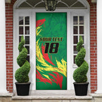 Senegal Football Pride Custom Door Cover Les Lions de la Teranga