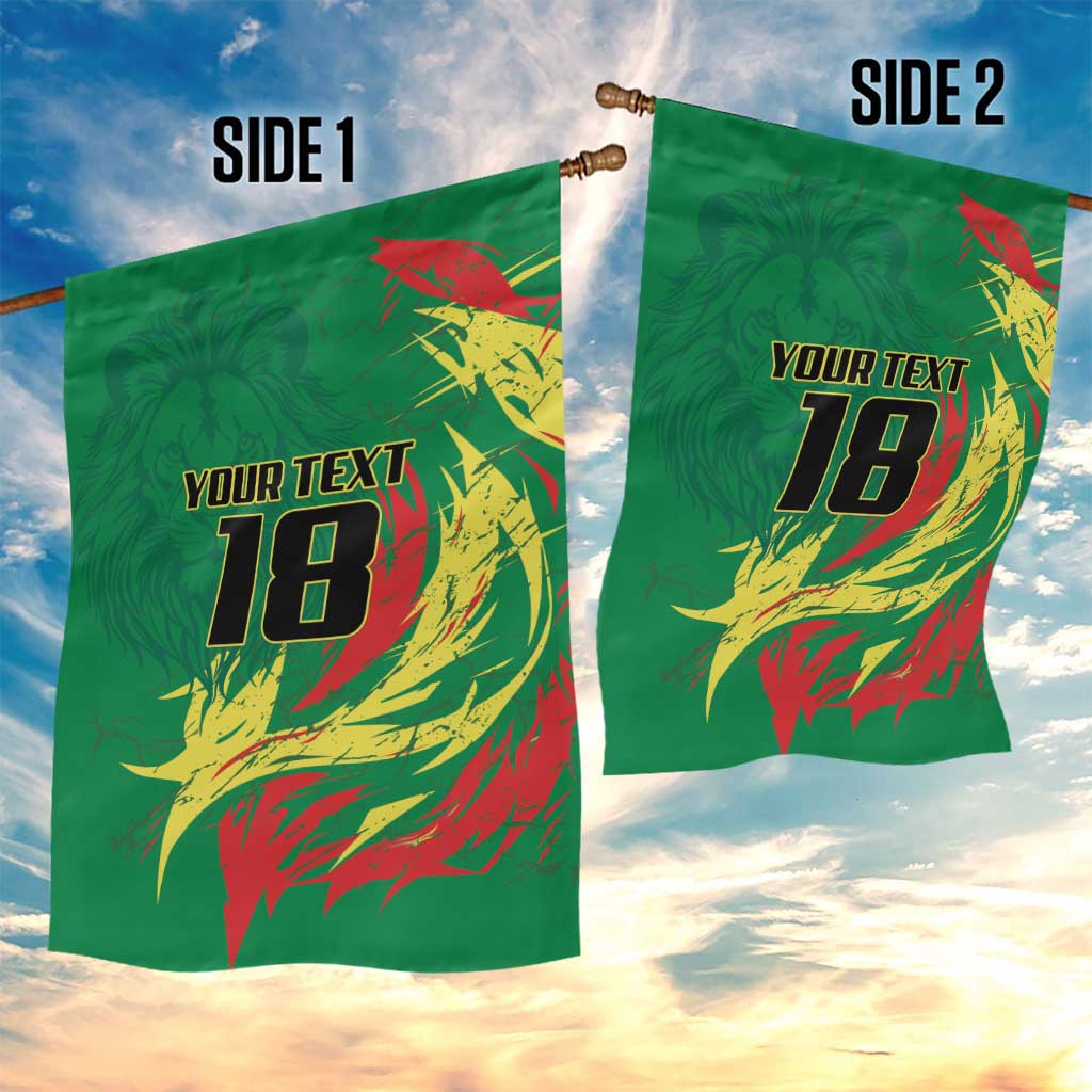 Senegal Football Pride Custom Garden Flag Les Lions de la Teranga