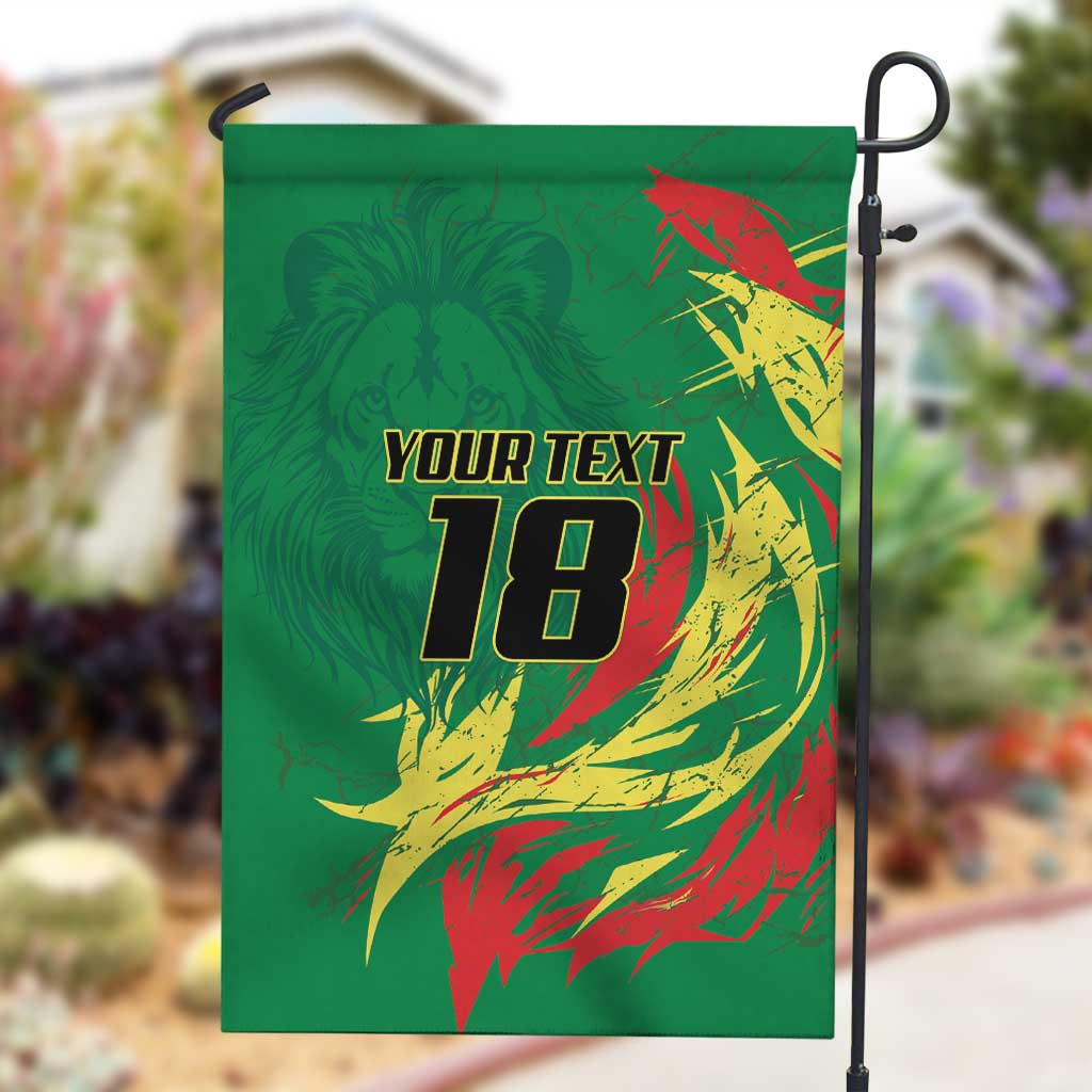Senegal Football Pride Custom Garden Flag Les Lions de la Teranga