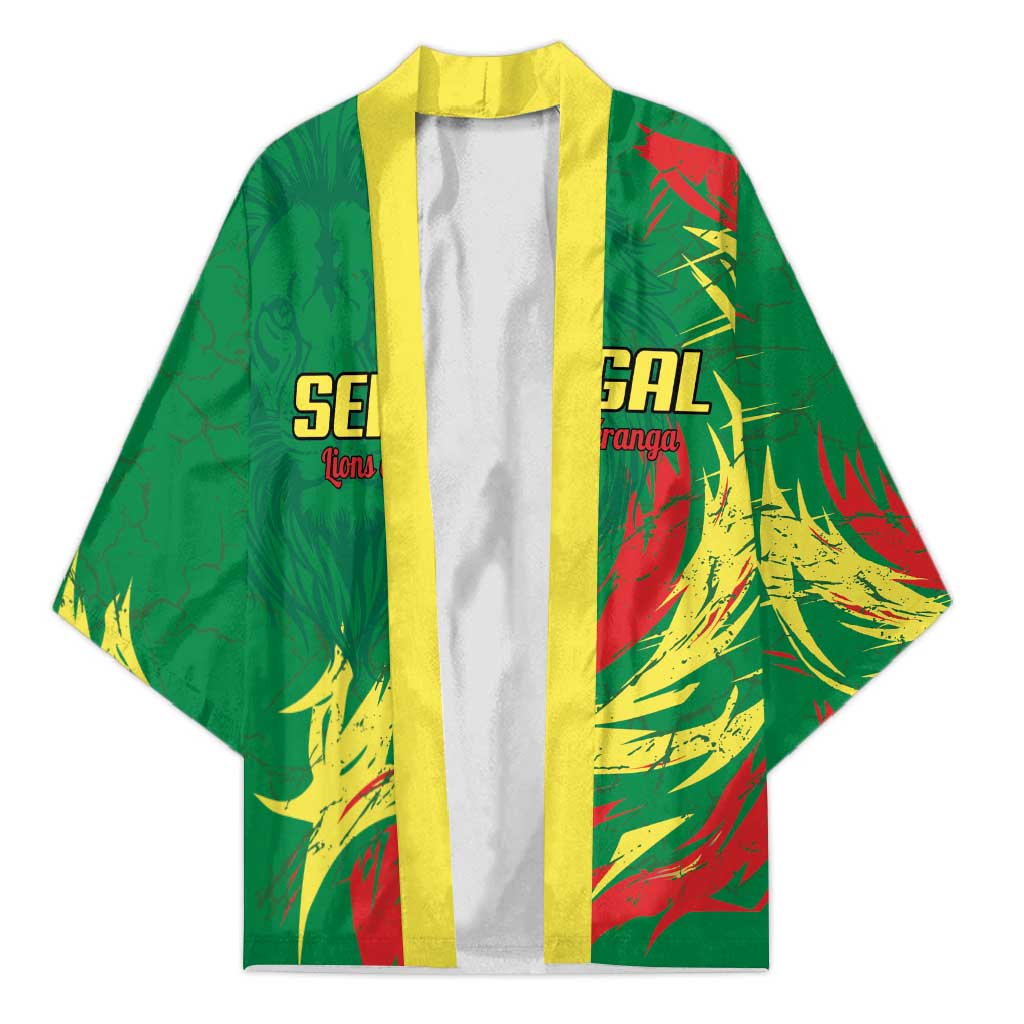 Senegal Football Pride Custom Kimono Les Lions de la Teranga