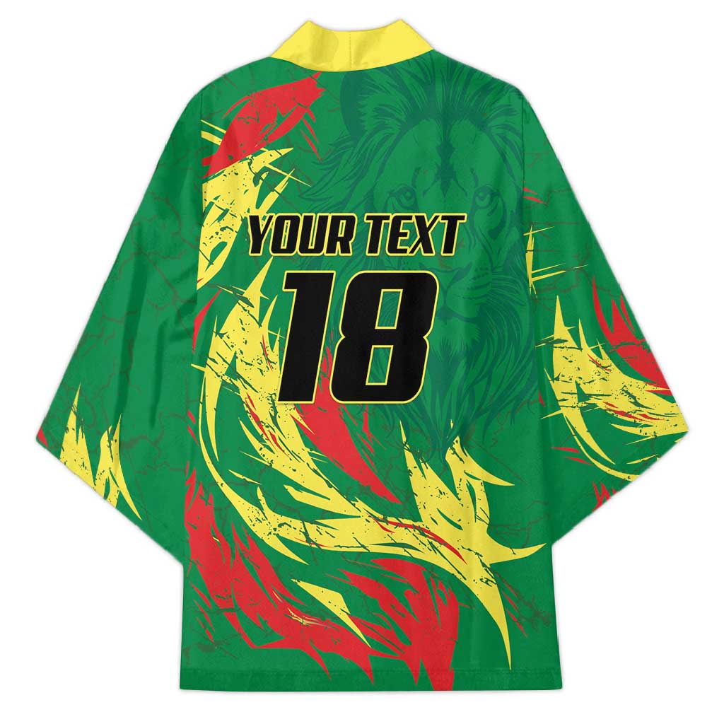 Senegal Football Pride Custom Kimono Les Lions de la Teranga