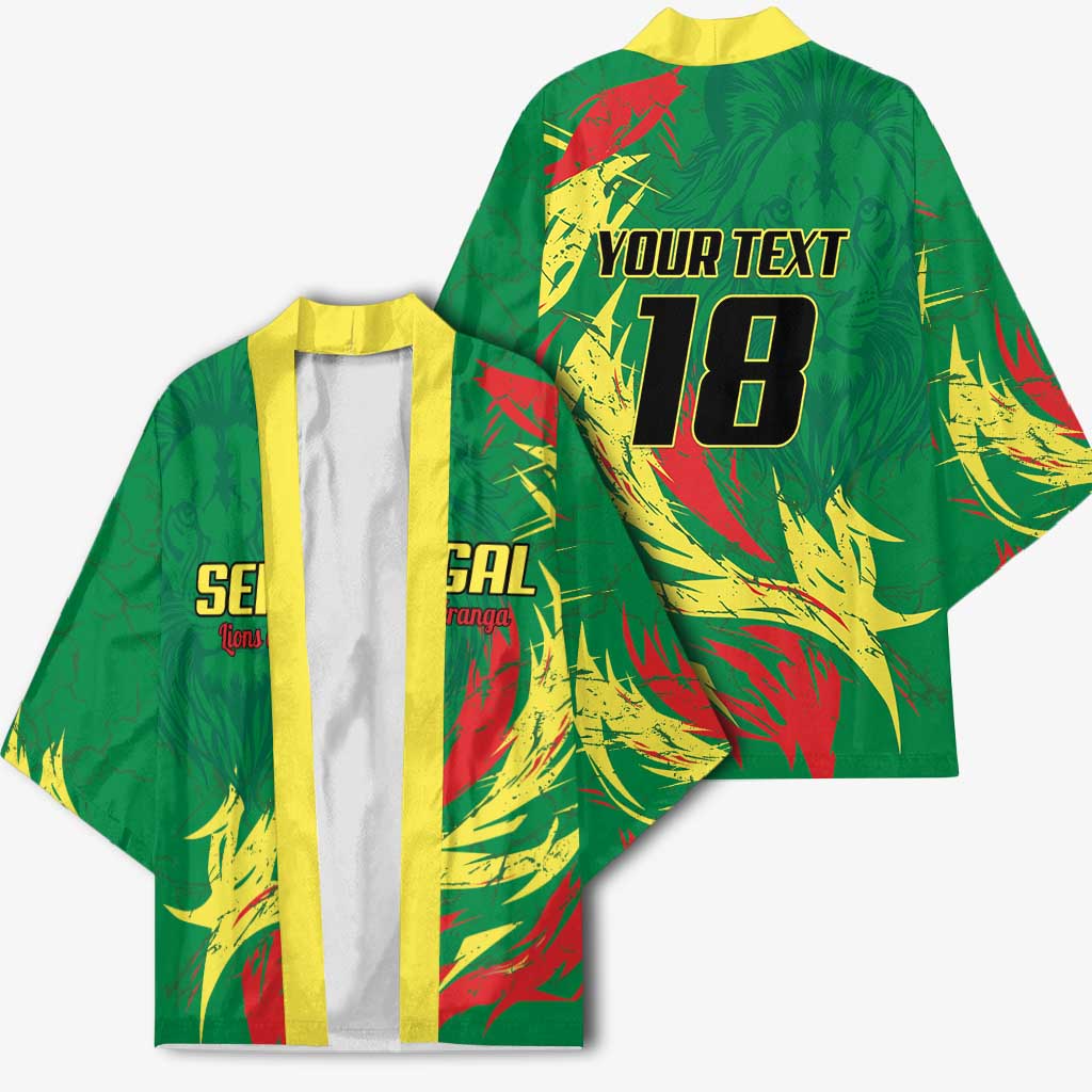 Senegal Football Pride Custom Kimono Les Lions de la Teranga