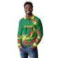 Senegal Football Pride Custom Long Sleeve Polo Shirt Les Lions de la Teranga