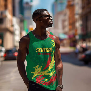 Senegal Football Pride Custom Men Tank Top Les Lions de la Teranga