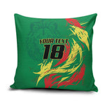 Senegal Football Pride Custom Pillow Cover Les Lions de la Teranga