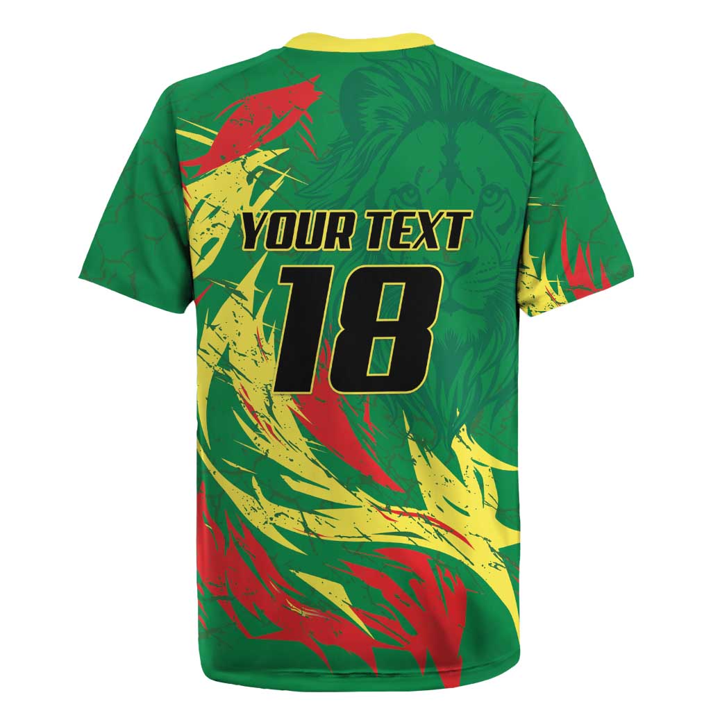 Senegal Football Pride Custom Rugby Jersey Les Lions de la Teranga