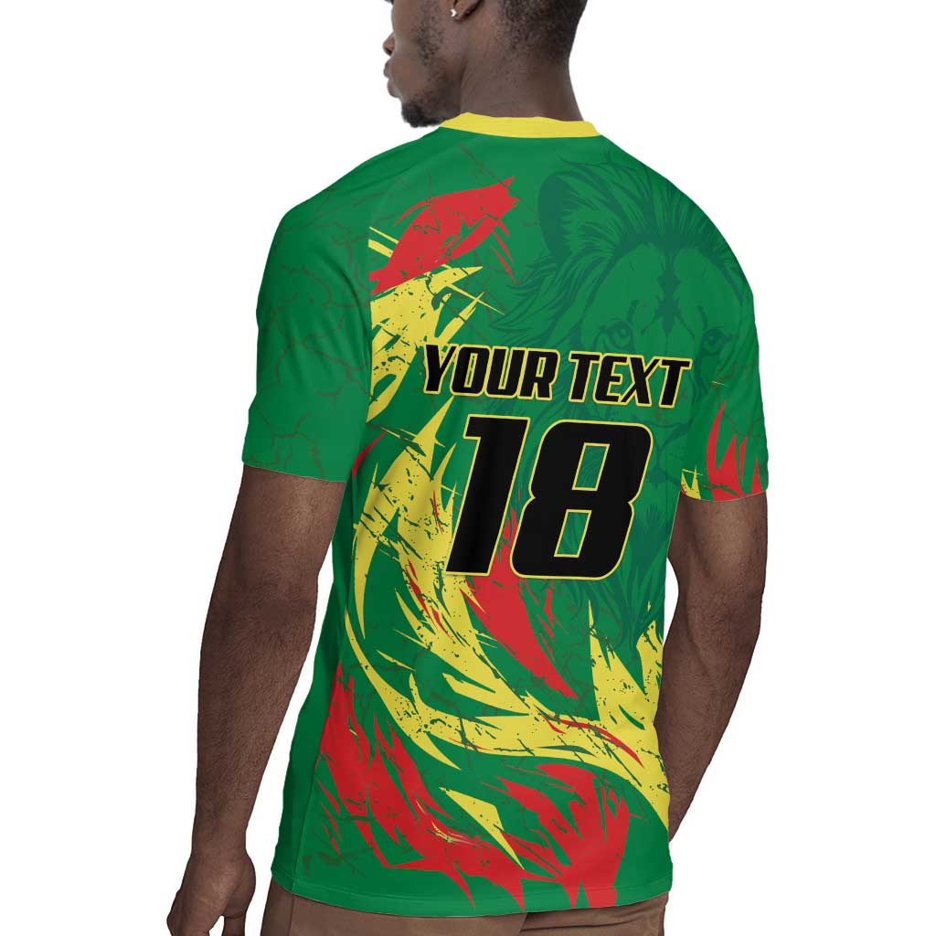 Senegal Football Pride Custom Rugby Jersey Les Lions de la Teranga