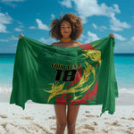 Senegal Football Pride Custom Sarong Les Lions de la Teranga