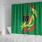 Senegal Football Pride Custom Shower Curtain Les Lions de la Teranga