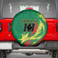 Senegal Football Pride Custom Spare Tire Cover Les Lions de la Teranga